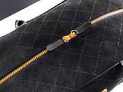 Kitlife Chanel 26C Boston Bag Black Suede 41x31x23cm - 6