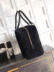 Kitlife Chanel 26C Boston Bag Black Suede 41x31x23cm - 5