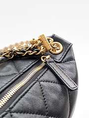 Kitlife Chanel 26C Pearl Chain Lunch Bag Black AS5898 13x23.5x7.5cm - 3