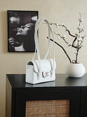 Kitlife Chanel 26C Jennie Shoulder Flap Bag White 22cm - 5
