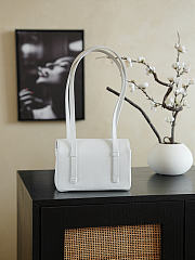 Kitlife Chanel 26C Jennie Shoulder Flap Bag White 22cm - 4