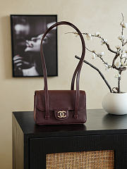 Kitlife Chanel 26C Jennie Shoulder Flap Bag Burgundy 22cm - 1