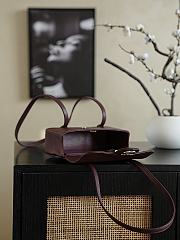 Kitlife Chanel 26C Jennie Shoulder Flap Bag Burgundy 22cm - 5