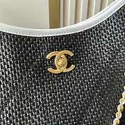 Kitlife Chanel 25S Maxi Hobo Bag Black AS5463 36×59×13cm - 2