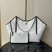 Kitlife Chanel 25S Maxi Hobo Bag White AS5463 36×59×13cm - 1