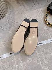 Kitlife Chanel Ballet Flats Shoes Black & Gold Tweed  - 4