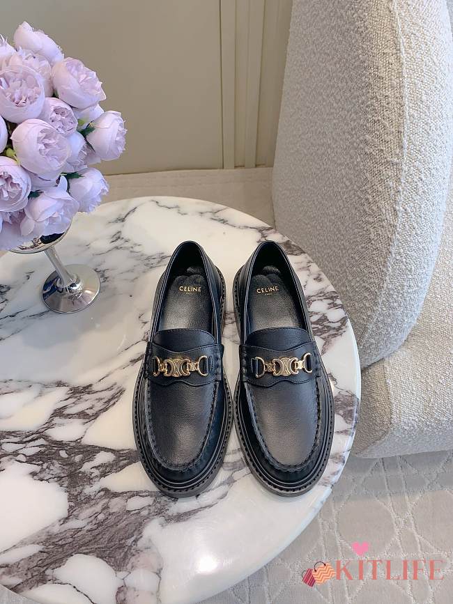 Kitlife Chanel Arc de Triomphe Loafers Black - 1