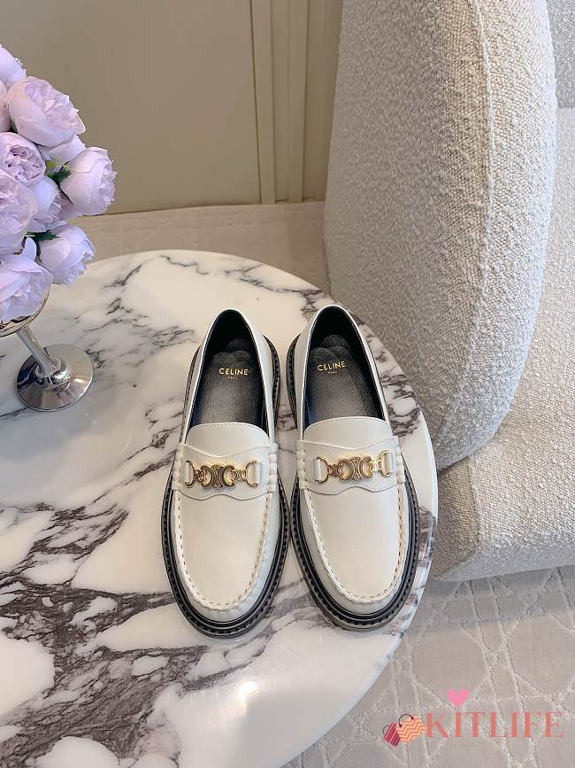 Kitlife Chanel Arc de Triomphe Loafers White - 1