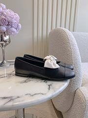 Kitlife Chanel Bow Mary Jane Shoes Black & White - 2