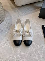 Kitlife Chanel Bow Mary Jane Shoes White - 1