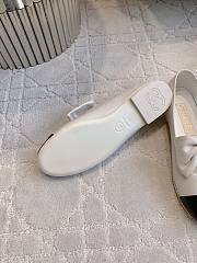 Kitlife Chanel Bow Mary Jane Shoes White - 4