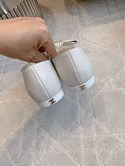 Kitlife Chanel Bow Mary Jane Shoes White - 3