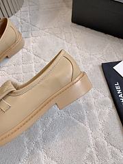 Kitlife Chanel Classic Flap Quilted Loafers Beige Smooth Leather  - 5