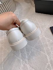 Kitlife Chanel Classic Flap Quilted Loafers White Smooth Leather - 4