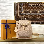 Kitlife Lousi Vuitton Montsouris Backpack Meowgram Coated Canvas M15135 28x30x18cm - 1