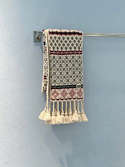 Kitlife Miu Miu Wool And Cashmere Scarf Talc/Pink 160x22cm - 1