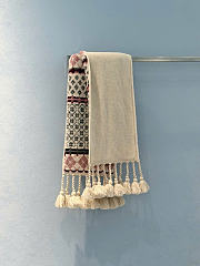 Kitlife Miu Miu Wool And Cashmere Scarf Talc/Pink 160x22cm - 2