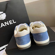 Kitlife Chanel Sneakers In Suede Kidskin and Blue White - 6