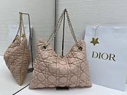 Kitlife Dior Cannage-Quilted Tote Bag Pink 38x28.5cm - 1
