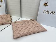 Kitlife Dior Cannage-Quilted Tote Bag Pink 38x28.5cm - 4