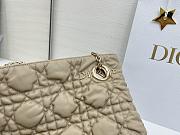 Kitlife Dior Cannage-Quilted Tote Bag Beige 38x28.5cm - 6