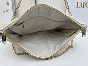 Kitlife Dior Cannage-Quilted Tote Bag White 38x28.5cm  - 6