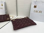 Kitlife Dior Cannage-Quilted Tote Bag Burgundy 38x28.5cm  - 4