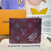 Kitlife Louis Vuitton Slender Wallet Burgundy M26838 11x2x8.5cm  - 1