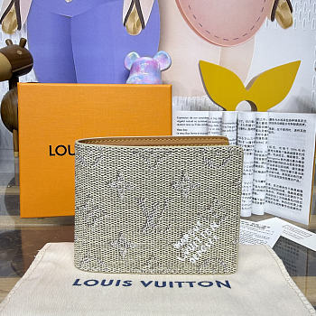 Kitlife Louis Vuitton Slender Wallet Cream M26837 11x2x8.5cm