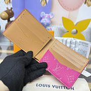 Kitlife Louis Vuitton Slender Wallet Pink M26838 11x2x8.5cm - 6