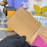 Kitlife Louis Vuitton Slender Wallet Pink M26838 11x2x8.5cm - 2