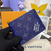 Kitlife Louis Vuitton Slender Wallet Blue M26837 11x2x8.5cm  - 2