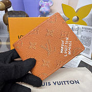 Kitlife Louis Vuitton Slender Wallet Orange M26838 11x2x8.5cm  - 3