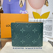 Kitlife Louis Vuitton Slender Wallet Green M26837 11x2x8.5cm - 4
