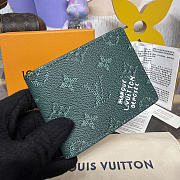 Kitlife Louis Vuitton Slender Wallet Green M26837 11x2x8.5cm - 3