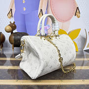Kitlife Louis Vuitton Speedy Bandoulière 25 Bag Cream M26690 25x13x18cm - 6