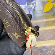 Kitlife Louis Vuitton Cosmetic Bag Brown Monogram Canvas M25653 13.5x5.5x9cm - 4