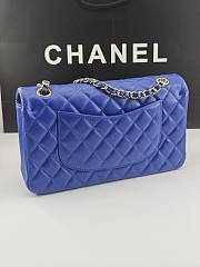Kitlife Chanel Classic Flap Bag Dark Blue Lambskin Gold Chain A01112 25.5x15.5x6.5cm  - 3