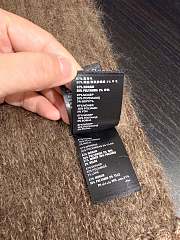 Kitlife Miu Miu Wool and Mohair Scarf Brown 185x23cm - 2