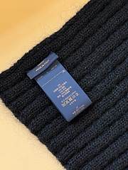 Kitlife Louis Vuitton Script Scarf Black 200x24cm - 3