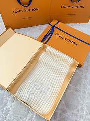 Kitlife Louis Vuitton Script Scarf Cream 200x24cm - 1
