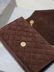 Kitlife Saint Laurent Envelope MM Dark Brown Bag 526286 21x13x6cm - 3