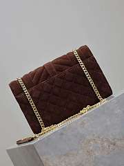Kitlife Saint Laurent Envelope MM Dark Brown Bag 526286 21x13x6cm - 4