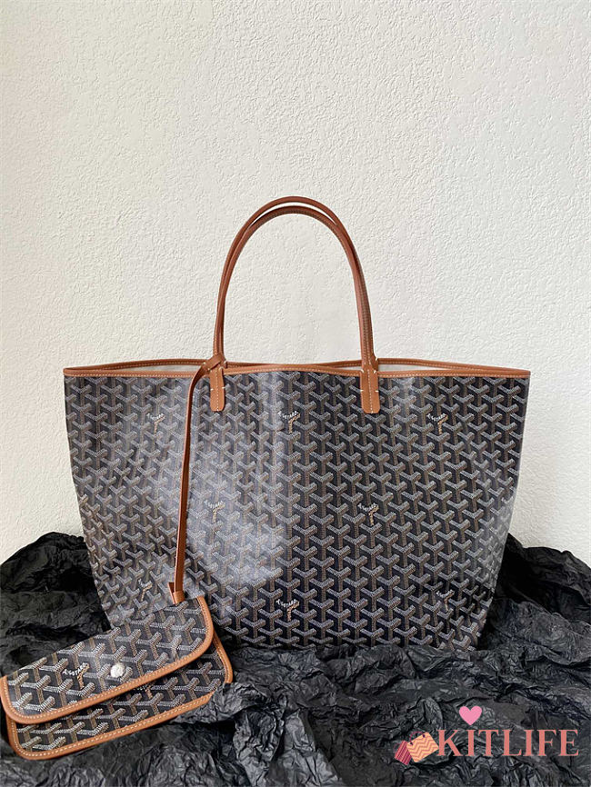 Kitlife Goyard Artois Bag GM Bag Black & Brown 68x24x37cm - 1