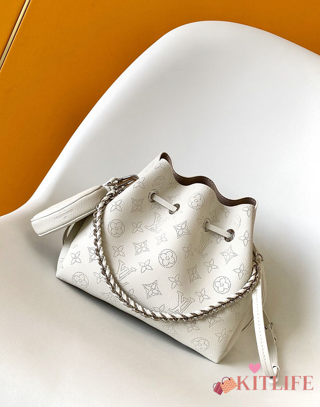 Kitlife Louis Vuitton Bella Bucket Bag White M11841 19x22x24cm - 1