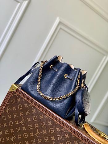 Kitlife Louis Vuitton Bella Bucket Bag Dark Blue M14315 19x22x24cm