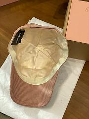 Kitlife Miu Miu Corduroy Cap Pink - 6