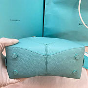 Kitlife Tiffany & Co. Return To Tiffany Leather Top Handle Bag in Blue  - 5