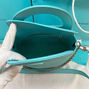 Kitlife Tiffany & Co. Return To Tiffany Leather Top Handle Bag in Blue  - 3