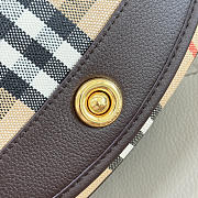 Kitlife Burberry Highlands Crossbody Bag Beige & Dark Brown 24.5x8x18cm - 4